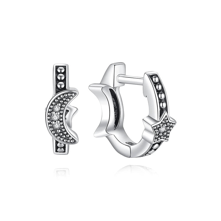 Orecchini Originali in Argento Sterling 925, Modello 2026, a Perno e a Cerchio con Cristalli, per Donna, in Oro Rosa, con Corona, Cuore, Infinito, Ape, Gioielli platinumshop