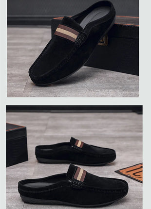 Mocassino 2026 ‌   Scarpe da uomo leggere estive, modello mocassino, slip-on traspiranti casual con mezza soletta, per uomo