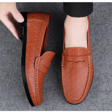 Designer Uomo Scarpe Casual Moda Uomo Scarpe Mocassini da uomo in vera pelle Mocassini Slip on Appartamenti da uomo Scarpe da guida maschili 2022