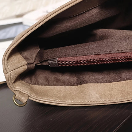 Fashion evening bag, elegant and exquisite, vintage PU leather clutch bag, large capacity wristlet handbag women's wallet envelo PlatiNum