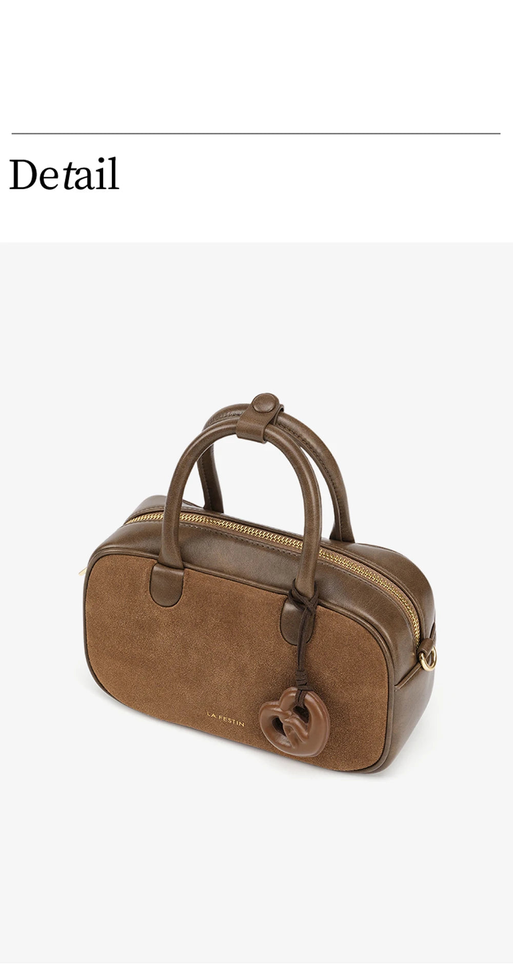 LA FESTIN Original Brand 2025 New Handbag Women Fashion Designer Shoulder Crossbody Bag lady Leather Bag Classic Retro Bag