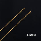 Larghezza 1,5 mm / 14-inch (35 cm) / Gold