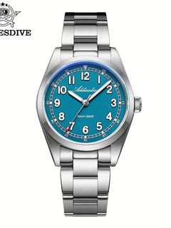 ADDIESDIVE 2026 New Men's Luxury Quartz Watch 100m Water Resistance Sapphire Crystal Japanese Movement BGW9 Blue Lume AD2521