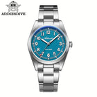 ADDIESDIVE 2026 New Men's Luxury Quartz Watch 100m Water Resistance Sapphire Crystal Japanese Movement BGW9 Blue Lume AD2521