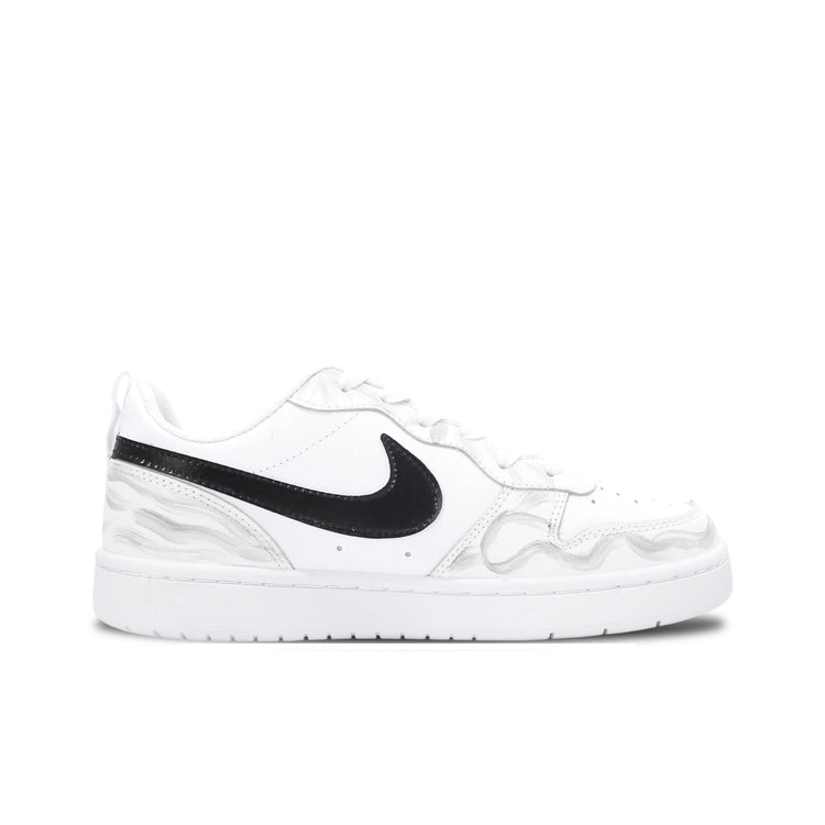 Scarpe da Skateboard Nike Court Borough Unisex Low Top Silver Moonlight BQ5448-100 (team1925-)