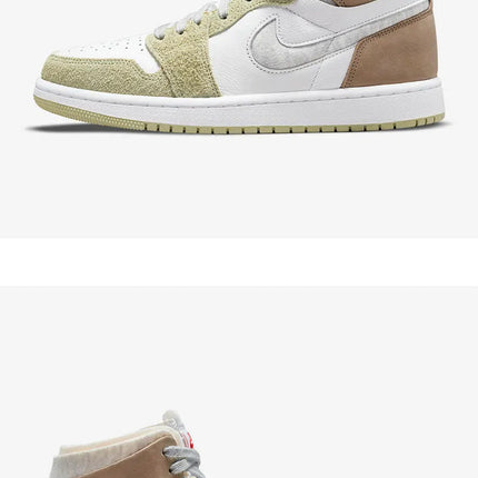 Scarpe da basket da donna Nike Authentic Air Jordan 1 Zoom AJ1 CT0979-102 platinumshop