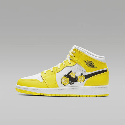 Nike Authentic AIR JORDAN 1 MID SE (GS) Scarpe da ginnastica casual per bambini da donna AV5174-700 platinumshop