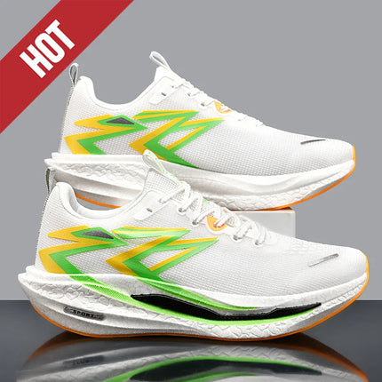 2026 NEW Men Sports Running Shoes Off Marathon Breathable Light Comfortable Women Athletic Sneakers Jogging Tenis Air Cushion PlatiNum