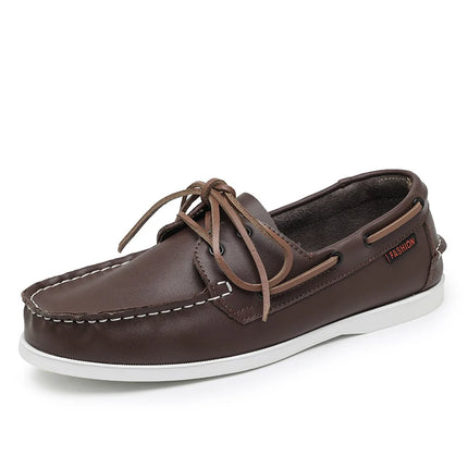Moda uomo scarpe da barca scarpe da ponte Casual in pelle 2023 mocassini primavera autunno Designer di marca di lusso antiscivolo vendita calda