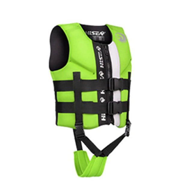 Giubbotto di salvataggio in neoprene per bambini, grande giubbotto di galleggiamento, sport acquatici, pesca, rafting, surf, canottaggio, sicurezza alla vela, estate