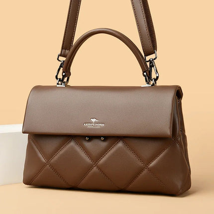 Women's Bag New Trend Korean Handbags Designer Luxury Brand Ladies Shoulder Bags Soft Leather Fashion Versatile Crossbody Bags PlatiNum