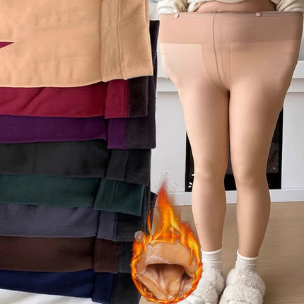 2025 New Thick Thermal Tights Stockings Women Warm Winter Sexy Pantyhose Leggings Female High Waist Elastic Slim Pantyhose PlatiNum