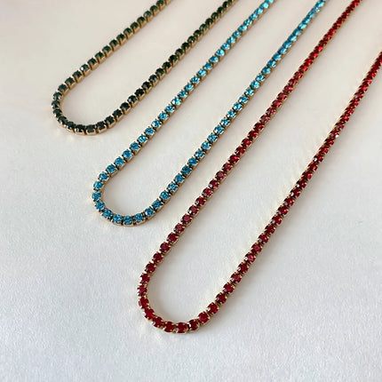 eManco Fashion Crystal High Quality Stainless Steel Gold Plated Necklace Ladies Charming Accessories Gifts Wholesale PlatiNum