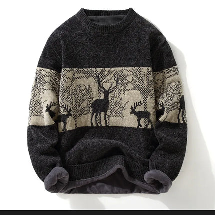 Men's Clothing Male Spring Pullovers Autumn Sweater For Men Men's Sweat-shirt Casual Streetwear Knit Fashion Hombre Warm Solid
