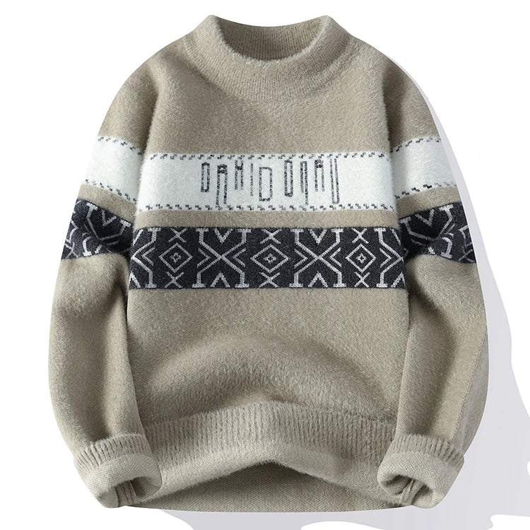 Winter Sweaters for male men thick O-neck sweater men Student youth sweaters autumn Men's wool Casual Knitwear Pullover