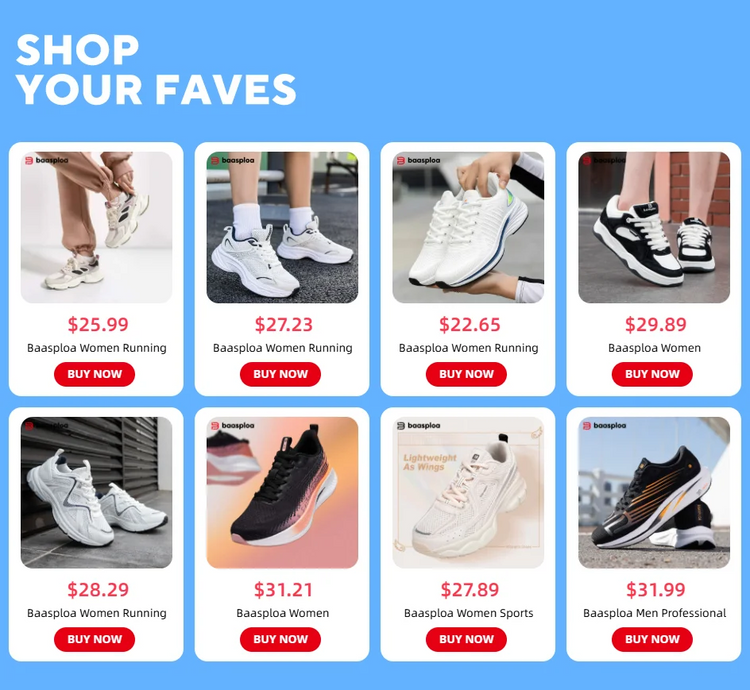 Baasploa Women Running Shoes Lightweight Breathable Sport Shoes Female Comfort White Casual Sneakers Height Increase Cushioning PlatiNum