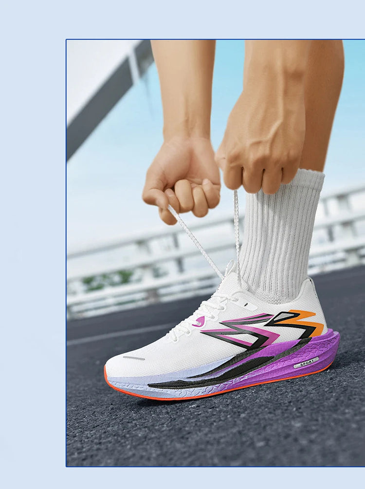 2026 NEW Men Sports Running Shoes Off Marathon Breathable Light Comfortable Women Athletic Sneakers Jogging Tenis Air Cushion PlatiNum