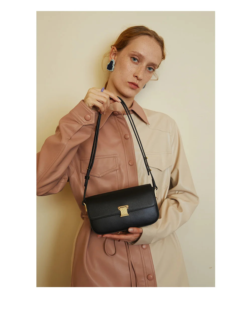 LA FESTIN Original Brand New Shoulder Crossbody Bag Handbag Women Leather Bag Small Square Bag Ladies Designer Fashion Bags