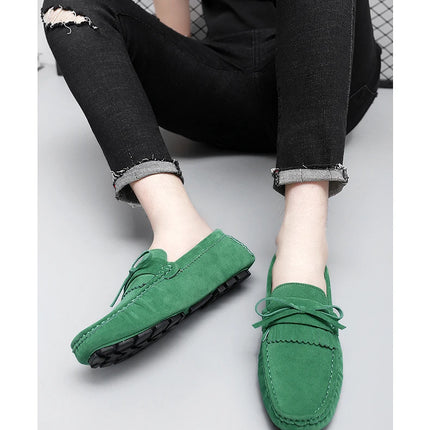 Scarpe di lusso da uomo Coppia mocassini in pelle scamosciata fatti a mano da donna Scarpe basse da guida Scarpe slip-on Mocassini comodi Scarpe casual da uomo