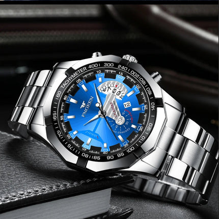 2024 Top Brand di Lusso Orologio di Moda Casual Militare Al Quarzo Sport Orologio Da Polso In Acciaio Pieno Impermeabile Orologio da Uomo Relogio Masculino platinumshop