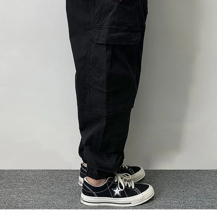 High Quality Cotton Cargo Pants For Men Japanese Streetwear Plus Size Tactical Pants Harajuku Casual Joggers Fashion Trousers