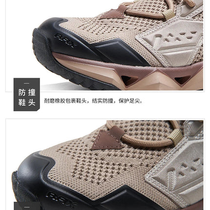 RAX Running Shoes Men&Women Outdoor Sport Shoes Breathable Lightweight Sneakers Air Mesh Upper Anti-slip Natural Rubber Outsole PlatiNum