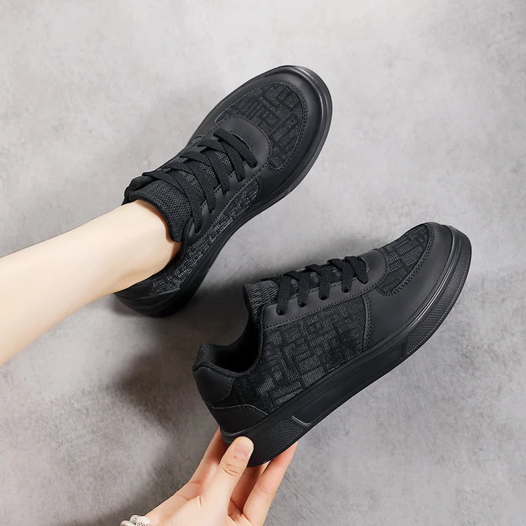 Casual Ell Toe Sneakers Low Top Spor Flats Trendy Versatile Student Leisure Rubber Outsole Summer Breathable Jogging Shoes