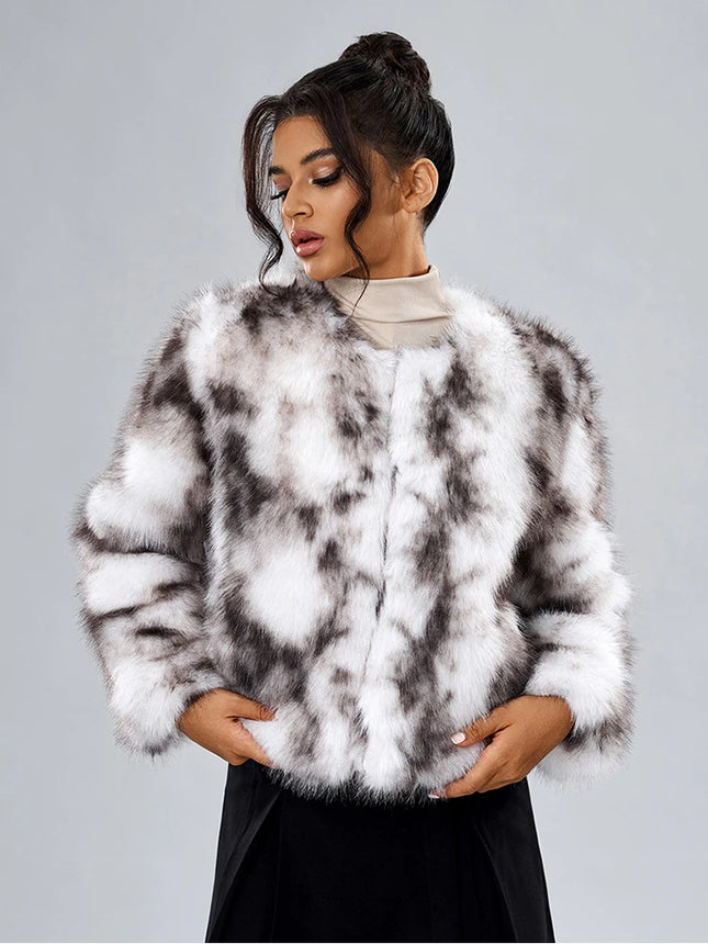 ZADORIN Winter Fur Coats Woman Y2K Clothes Fashion Fur Faux Coat Short Fluffy Faux Fur Jacket Woman Clothing Fur Top Outerwears