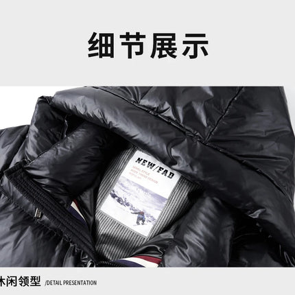 New arrival winter jacket 90% white duck down jackets men,mens thicken warm parkas winter down coat,autumn hooded parkas men