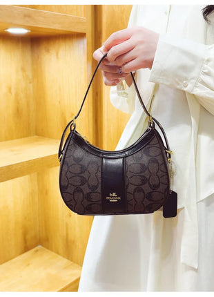 Borsa di lusso da donna 2026 Nuova borsa a tracolla diagonale a spalla singola stampata retrò in PU di alta qualità