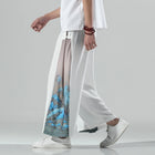 Nuovi pantaloni da uomo e da donna Chinoiserie moda giapponese pantaloni sportivi da uomo larghi di grandi dimensioni abbinati a pantaloni larghi di grandi dimensioni