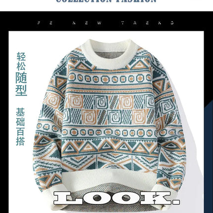Men's fashion pullovers 2026 men winter korean style Sweaters mens warm sweater O-neck men sweaters autumn  men full size M-3XL