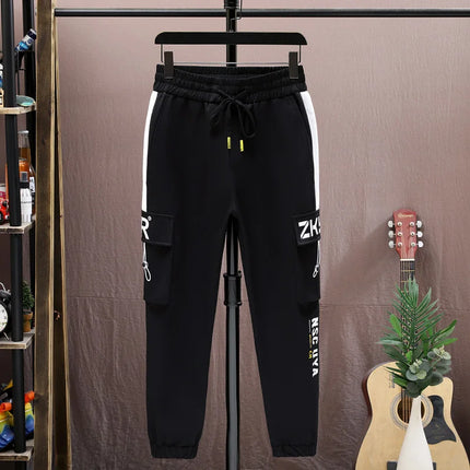 Fashion Two Piece Men's Sets Spring Autumn Youth Street Wear Hooded Jacket & Pant Suit Outdoor Coat & Jogger Tracksuits Clothing