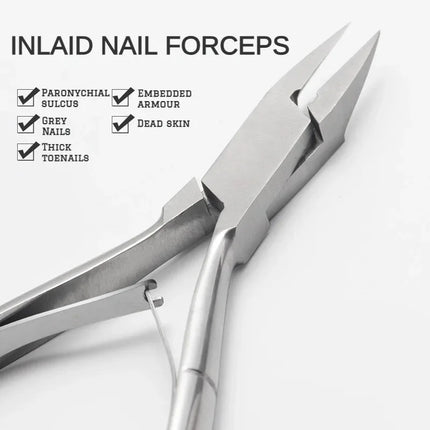1Pcs Toenail Ingrown Nail Art Cuticle Nipper Clipper Edge Cutter Manicure Scissor Plier Tool Pedicure Dead Skin Remover 2028