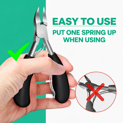 Ingrown Toenail Hawkbill Pliers, Heavy-Duty Toenail Clippers, Suitable for Thick and Ingrown Nails, Precision Nail Clippers.