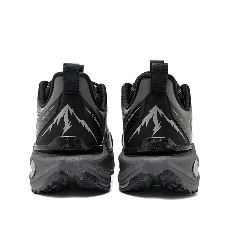 ONEMIX Scarpe casual da uomo autunno inverno Scarpe da trekking antiscivolo e resistenti all'usura con assorbimento degli urti morbido ed elastico PlatiNum