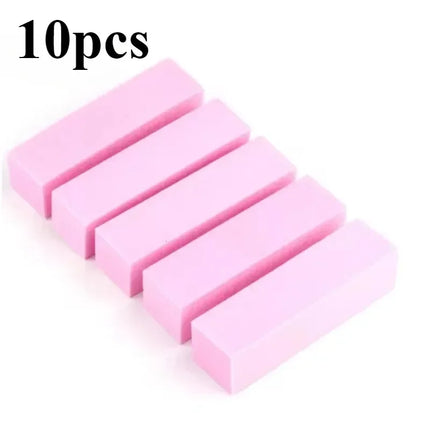 5/10/15/20Pcs Nail Buffer Professional Nail File Polisher Block Manicure Pedicure Files Sanding Polishing Sponge Nail Art tools 2028