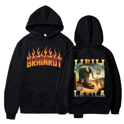 Funny Cute Cat Sweatshirt for Women Aesthetic Y2k 90s Hoodies Harajuku Graphic Pullovers 2000s Ulzzang Gothic Streetwear Female