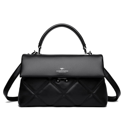 Women's Bag New Trend Korean Handbags Designer Luxury Brand Ladies Shoulder Bags Soft Leather Fashion Versatile Crossbody Bags PlatiNum
