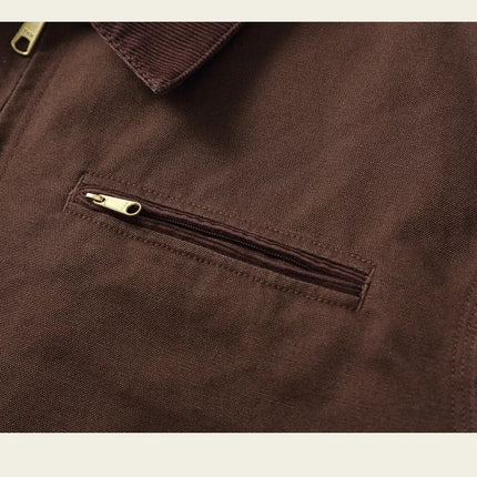 Classic Detroit Jacket J01 American Vintage Workwear Spring/Fall 100% Cotton Canvas Jacket J97 Loose-Fit Lightweight Coat