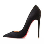 Suede Black 12 cm