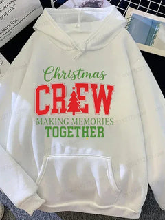 Family Christmas Crew 2026 Print Hoodies Making Memories Together Sweatshirts Funny Family Matching Holiday Pajamas Shirt Gifts