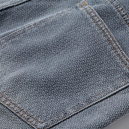 AIOPESON Pantaloncini di jeans casual retrò estivi da uomo 2025 Pantaloncini di jeans comodi ed eleganti in misto cotone vintage slim fit