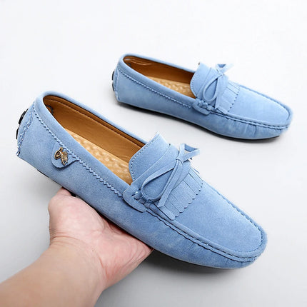 Scarpe di lusso da uomo Coppia mocassini in pelle scamosciata fatti a mano da donna Scarpe basse da guida Scarpe slip-on Mocassini comodi Scarpe casual da uomo
