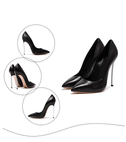 【Measure your feet length before order】Luxury Designer Women Pumps Stiletto High Heel Sexy Fetish Party Zapatos De Tacon C-PU-1