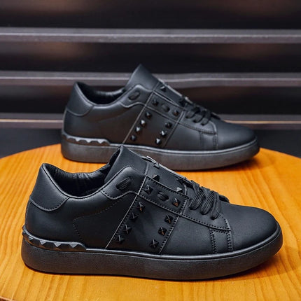 Spring Autumn New Men's White Shoes Trendy Fashion Youth Flat Board Shoes Men's Single Shoes