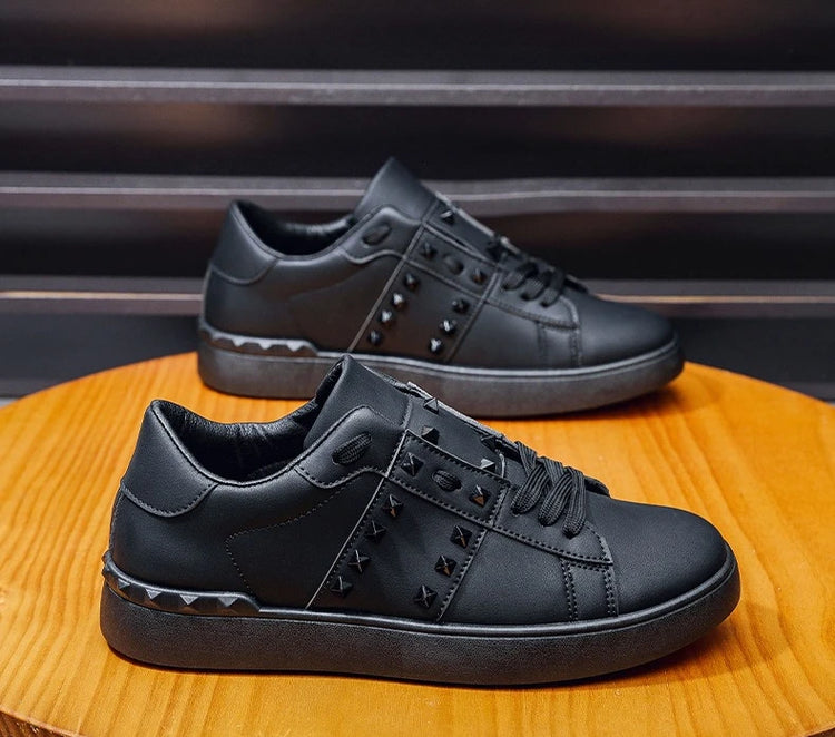 Spring Autumn New Men's White Shoes Trendy Fashion Youth Flat Board Shoes Men's Single Shoes