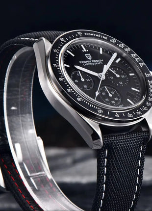 PAGANI DESIGN 2026 Nuovo Orologio da Uomo di Lusso, Orologio al Quarzo con Data Automatica, Cronografo, Vetro Zaffiro AR