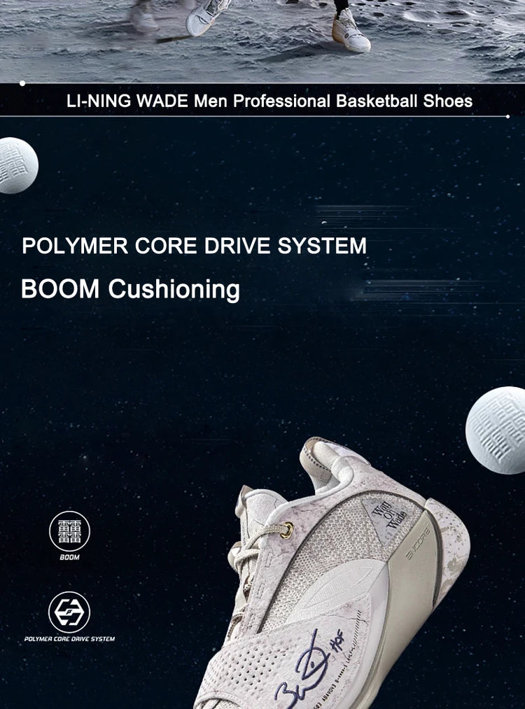 Scarpe da basket professionali Li-Ning da uomo WADE ALL CITY 13 ENCORE BOOM Cushion LiNing Sneakers da competizione bilanciate ABAV043