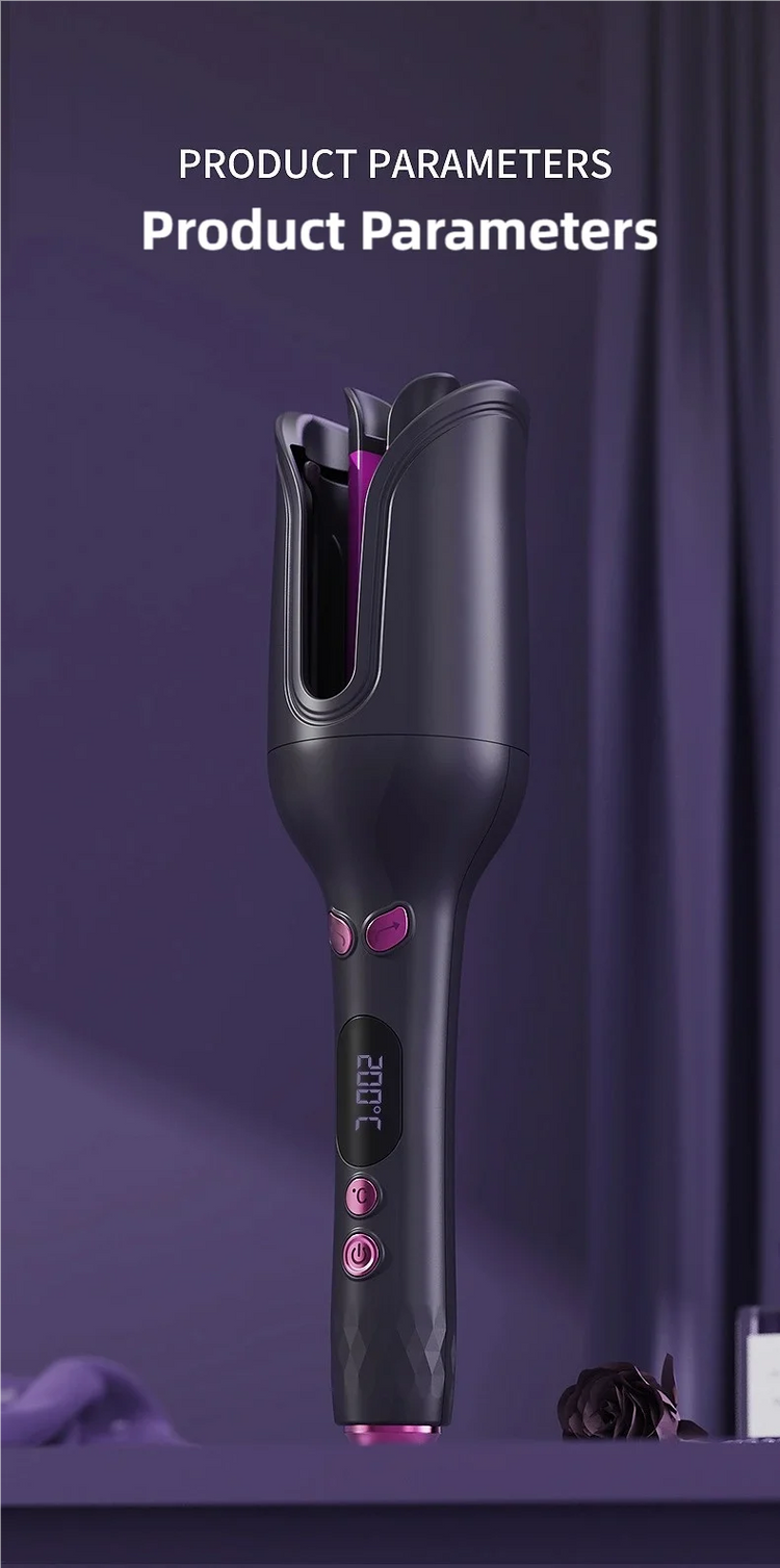 TINSOL 32MM Electric Rotary Curling Iron Automatic Hair Curler Negative Ion Air Rotating Curling Bar Professional Styling Tool